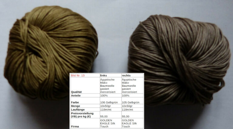 Baumwolle – GOLDEN EAGLE Silk Touch – in 13 Farben